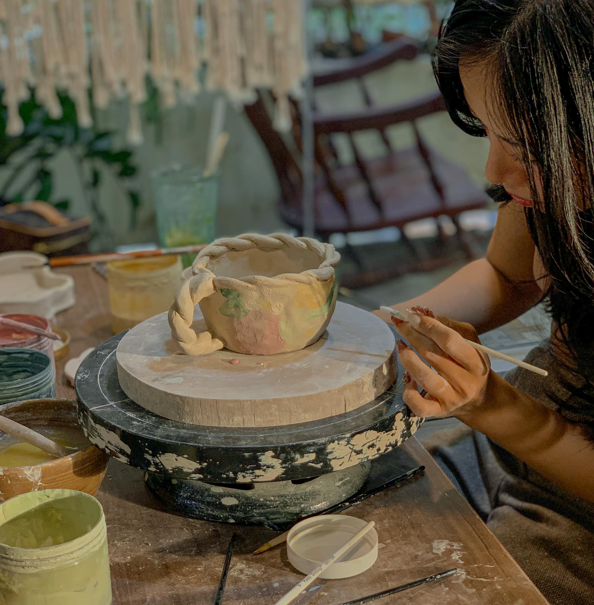 Tự tay làm gốm tại Toòng Teng ceramic