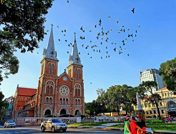 danh lam thắng cảnh Sài Gòn nhà thờ Đức Bà