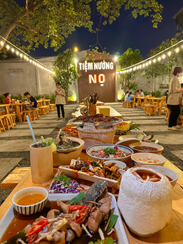 Tiệm Nướng Nọ Trong Vườn Tiệm Nướng Với Không Gian Mở Cực Hot Tại Gò 
